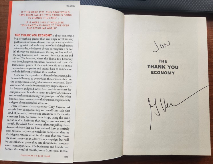 Thanks, Jon (Whoever You Are)